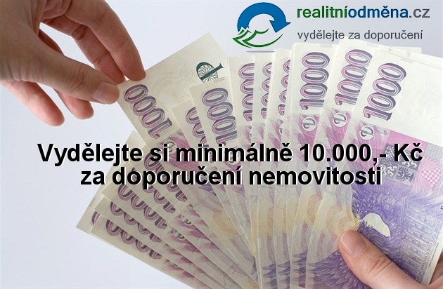 Odměníme Vás. 10.000,- Kč za tip na prodej nemovitosti.